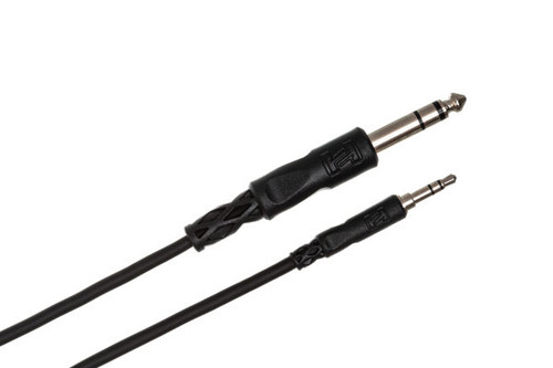 Hosa CMS-105 Stereo Interconnect 3.5mm TRS to 1/4 in TRS