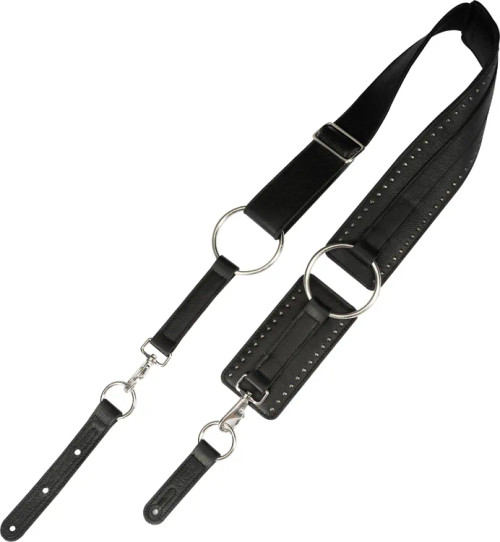 Levy's Leathers - MG15BC-BLK - Baldric Series - Leather Guitar Strap - Black