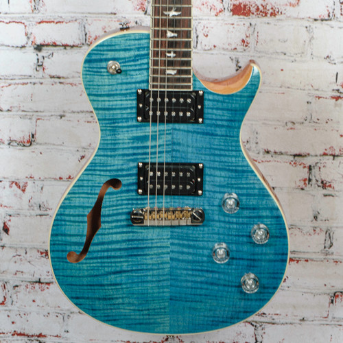 PRS - SE Zach Myers - Semi-Hollow Guitar - Myers Blue - w/Bag