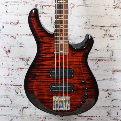 PRs 10 Top Grainger 4 Bass - Fire Red Burst w/OHSC