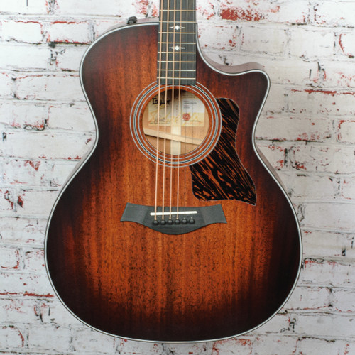 Taylor - 324ce - Acoustic-Electric Guitar - Mahogany/Mahogany - Shaded Edge Burst Top - w/ Hardshell Case - x5076