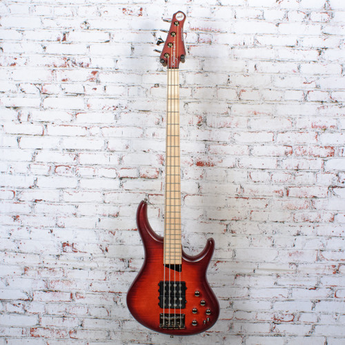 MTD Kingston Super 4 Bass Guitar Dr. Brown's Burst USED