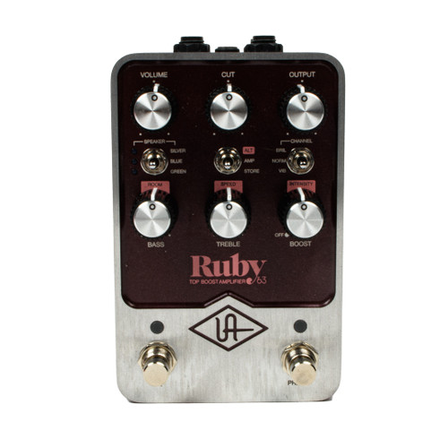 Universal Audio Ruby '63 TOP Boost Amplifier Pedal w/ BOx USED