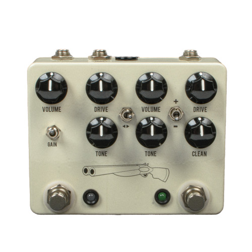 JHS Double Barrel V4 2-in-1 Overdrive Pedal w/Box USED