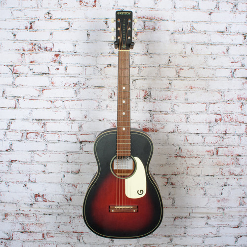 Gretsch - 2023 G9500 Jim Dandy Flat Top Parlor Acoustic Guitar 2-Color Sunburst  -USED