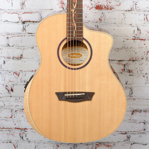 Washburn Bella Tono Suprema Acoustic Electric Guitar BTSC40SCE Natural USED
