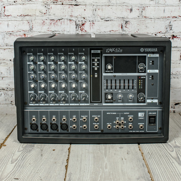 Yamaha EMX62M Powered PA Mixer w/ BuiltIn Effects x1377 USED