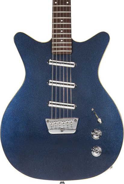 Danelectro - Triple Divine - Electric Guitar - Blue Metallic (TRIPLE DIVINE - BLME)
