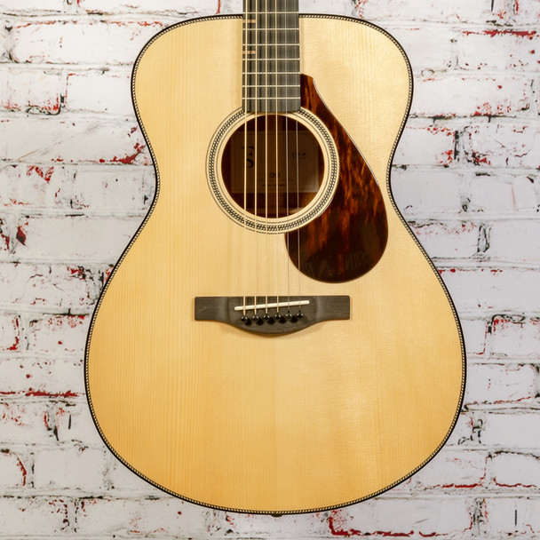 Yamaha - FS9 M Premium FS Concert-Style - Acoustic Guitar - African Mahogany - Natural - w/ Hardshell Case