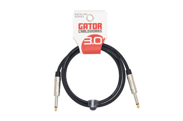 Gator - GCWB-SPK-03 - Backline Series  - TS Speaker Cable - 3 Foot