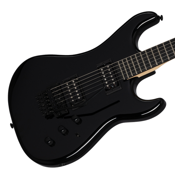 Kramer - Pacer Carrera - Electric Guitar w/ Black Floyd Rose - Ebony - w/ Premium Gig Bag