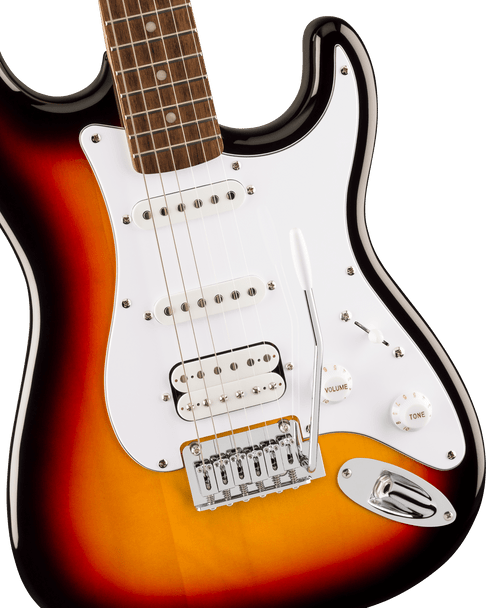 Squier - Affinity Series™ - Stratocaster® Junior Electric Guitar - HSS - Laurel Fingerboard - 3-Color Sunburst