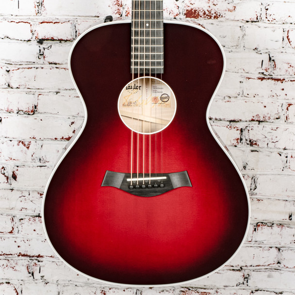 Taylor - Custom #26 C12E B4026 - Grand Concert Acoustic-Electric Guitar - Figured Maple/Sitka Spruce - Cherry Black Burst - w/ Taylor Deluxe Hard Shell Case - x4091