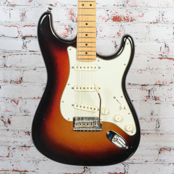 Fender - 2013 Stratocaster Deluxe Plus Electric Guitar, Mystic 3 Color Sunburst - w/OHSC - x6928 - USED