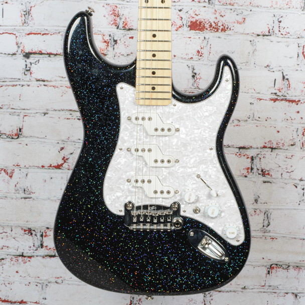 G&L - Comanche Custom Electric Guitar, Black Sparkle - w/Bag
