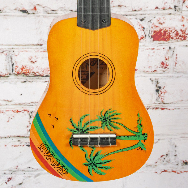 Hilo - 2649 Standard Soprano Ukulele - Handpainted Hawaiian Motif - x0021 - NOS