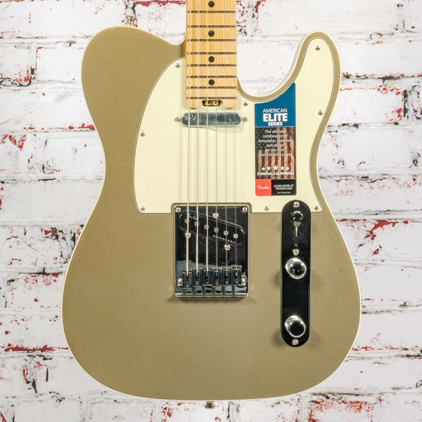 Fender - 2017 American Elite Telecaster - Electric Guitar - Champange - w/OHSC - x7459 - NOS