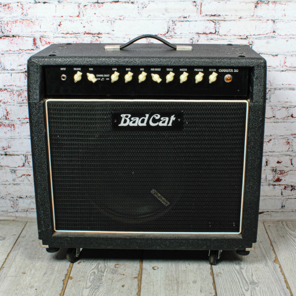 Bad Cat - 2011-2012 Cougar 50 - 1x12 50 Watt Tube Combo Amp - Re-Cabbed w/Blue Marvel Speaker and Footswitch - x2378 - USED