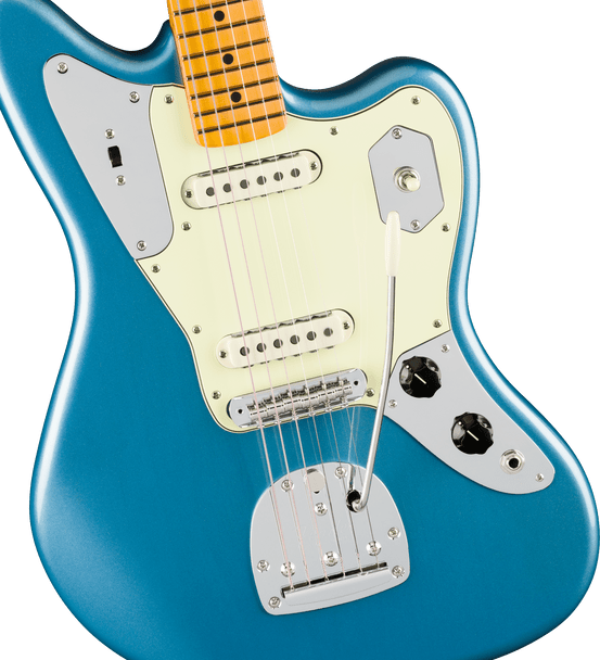 Fender - American Professional Classic Jaguar - Electric Guitar - Maple Fingerboard - Faded Lake Placid Blue - w/ Deluxe Gigbag
