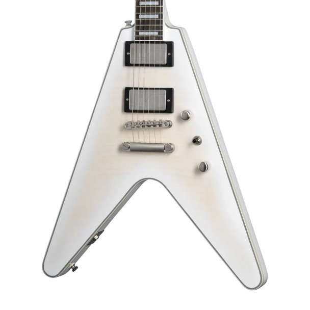 Epiphone - Flying V Prophecy - Electric Guitar - Aged White Tiger Burst - w/ Premium Gig Bag