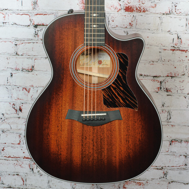 Taylor - 324ce - Acoustic-Electric Guitar - Mahogany/Mahogany - Shaded Edge Burst Top - w/ Hardshell Case - x5054
