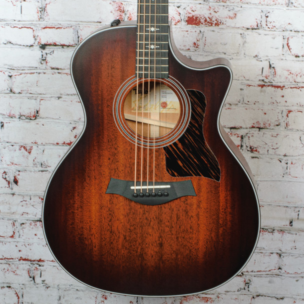Taylor - 324ce - Acoustic-Electric Guitar - Mahogany/Mahogany - Shaded Edge Burst Top - w/ Hardshell Case - x5074