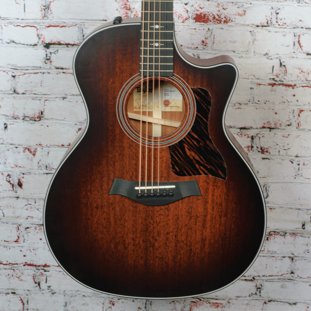 Taylor - 324ce - Acoustic-Electric Guitar - Mahogany/Mahogany - Shaded Edge Burst Top - w/ Hardshell Case - x5073