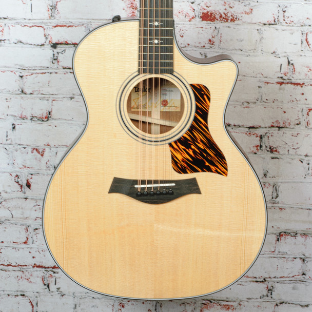 Taylor - 354ce - 12 String Acoustic-Electric Guitar -Sapele/Sitka - V-Class Bracing - Natural - w/ Hardshell Case - x5043