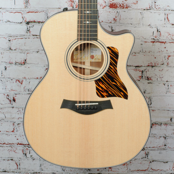 Taylor - 354ce - 12 String Acoustic-Electric Guitar -Sapele/Sitka - V-Class Bracing - Natural - w/ Hardshell Case - x5045