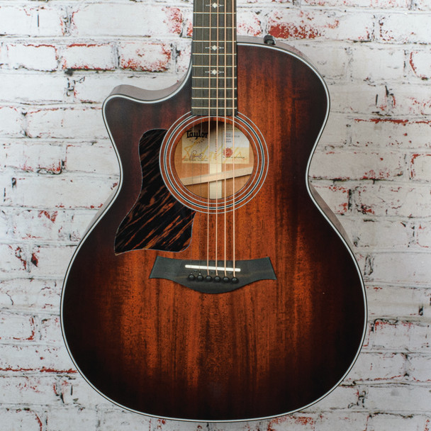 Taylor - 324ce SEB - Left-Handed Acoustic-Electric Guitar - Mahogany/Mahogany - Shaded Edgeburst Top - w/ Hardshell Case - x5015