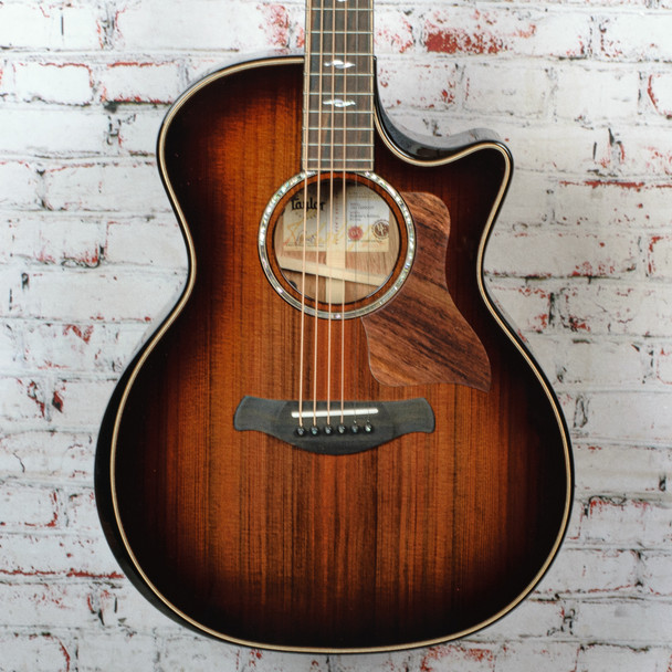 Taylor - 2026 Next-Gen Builder's Edition 814ce Grand Auditorium - Acoustic-Electric - Honduran/Redwood - Shaded Edgeburst - w/ Deluxe Hardshell Case - x5007
