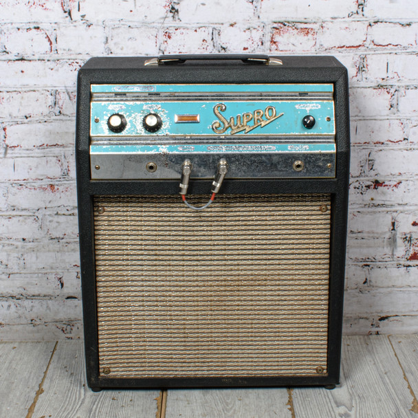 Supro - 1960's Trojan S6 616 - 1x10" 12 Watt  Tube Guitar Combo Amp - x3119 - USED