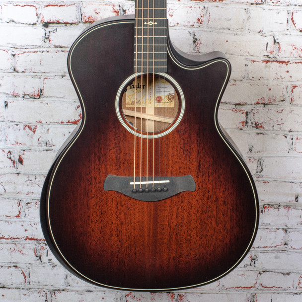Taylor - 2026 Next-Gen Builder's Edition 324ce - Acoustic-Electric Guitar - Tobacco Kona Burst - w/ Taylor Deluxe Hardshell Brown Case - x6068