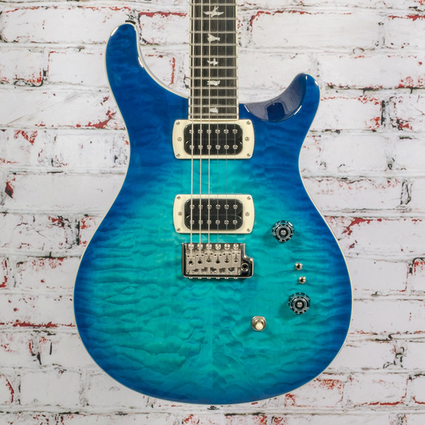 PRS - Paul Reed Smith SE Custom 24-08 Quilt Package - Electric Guitar - Lake Blue - w/ Gigbag