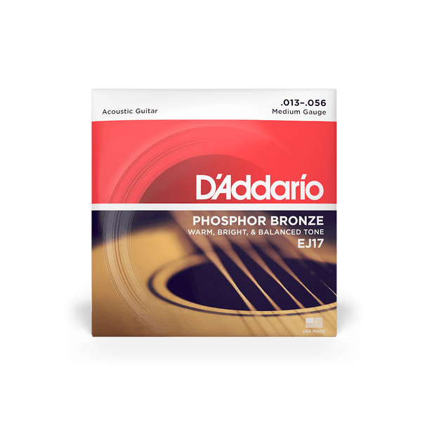 D'Addario EJ17 Medium .013-.056 Acoustic Guitar Strings                                                                     