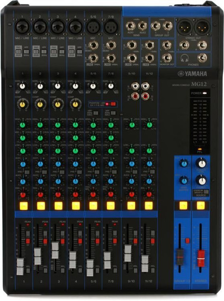 Yamaha - MG12 - Analog Mixer - 12-Channel 