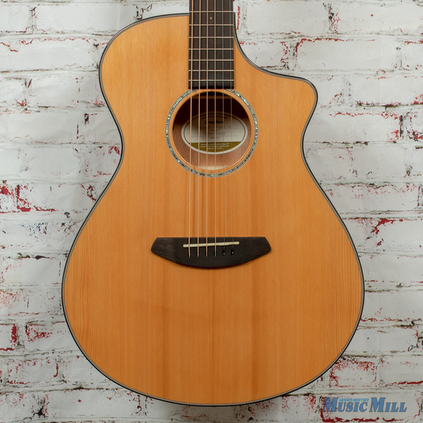 Red Acoustic Electric Guitar - Breedlove Pursuit Concert Ce Acoustic Electric Guitar Red Cedar Mahogany Natural Gloss X5242