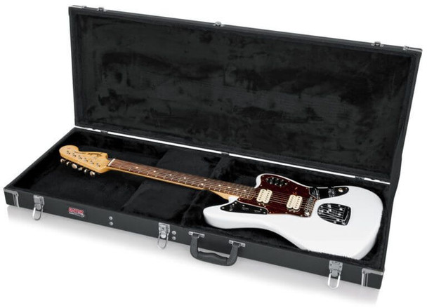 Gator Deluxe Wood Case for Jaguar, Jagmaster and Jazzmaster Style Guitars