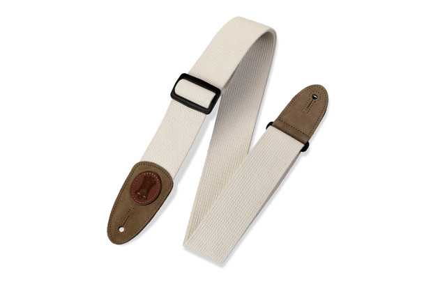 Levy's 2" Signature Series - Cotton Guitar Strap - Natural Color