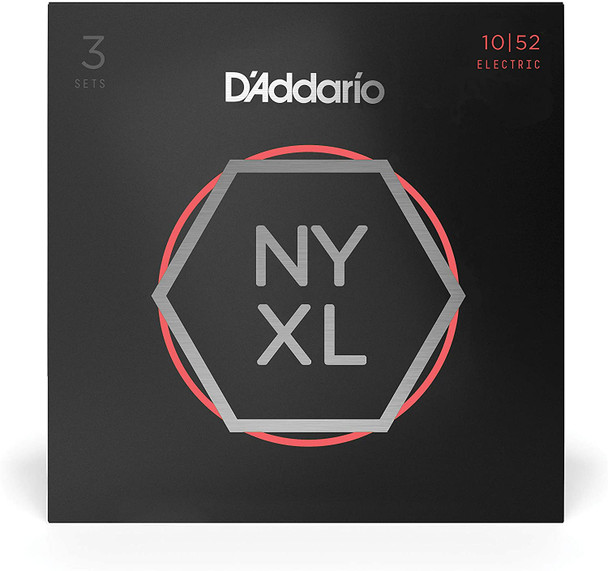 D'Addario NYXL 10-52 Light Top/ Heavy Bottom Set 