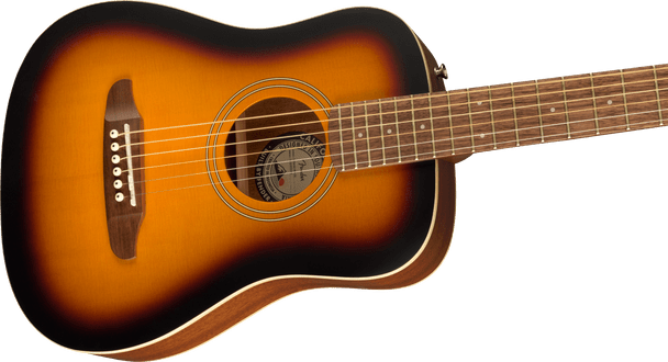 Fender - Redondo Mini - Acoustic Guitar - Sunburst - w/ Bag