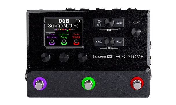 Line 6 - HX Stomp - Guitar Multi-Effects Floor Processor - Black Line 6 - HX Stomp - Guitar Multi-Effects Floor Processor - Black