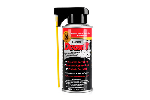 Hosa D5S-6 - CAIG DeoxIT - Contact Cleaner / 5% Spray - 5 oz