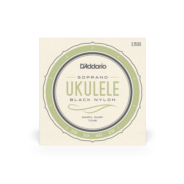 D'addario Black Nylon Soprano Ukulele Strings