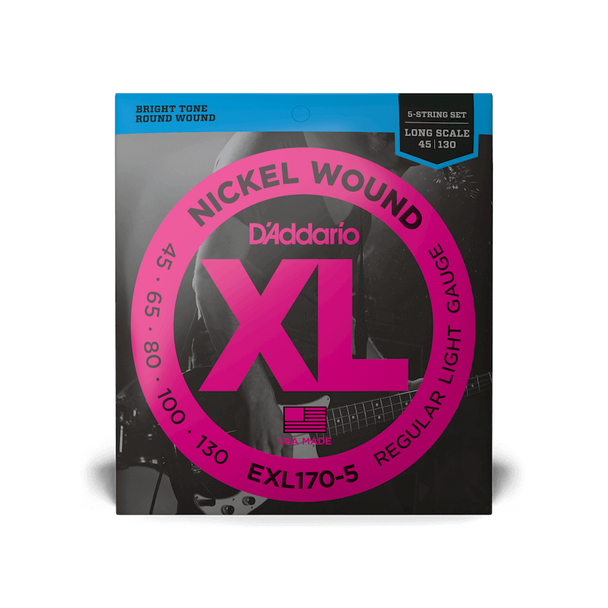 D'Addario EXL170-5 Long Scale 45-130 5-String