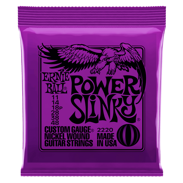 Ernie Ball 2220 Power Slinky Electric Guitar Strings 11-48