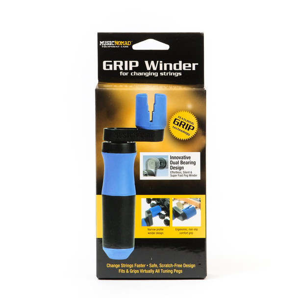 Music Nomad - MN221 - Grip Winder - Rubber Lined, Dual Bearing 