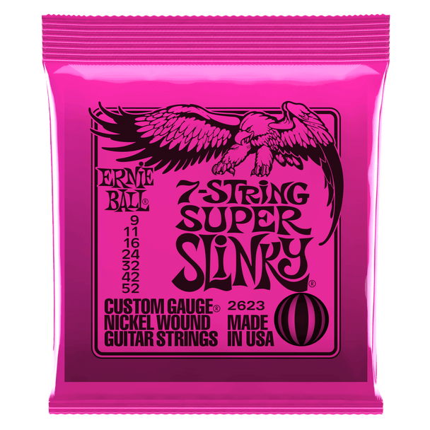 Ernie Ball 7 String Super Slinky Electric Guitar Strings 9-52