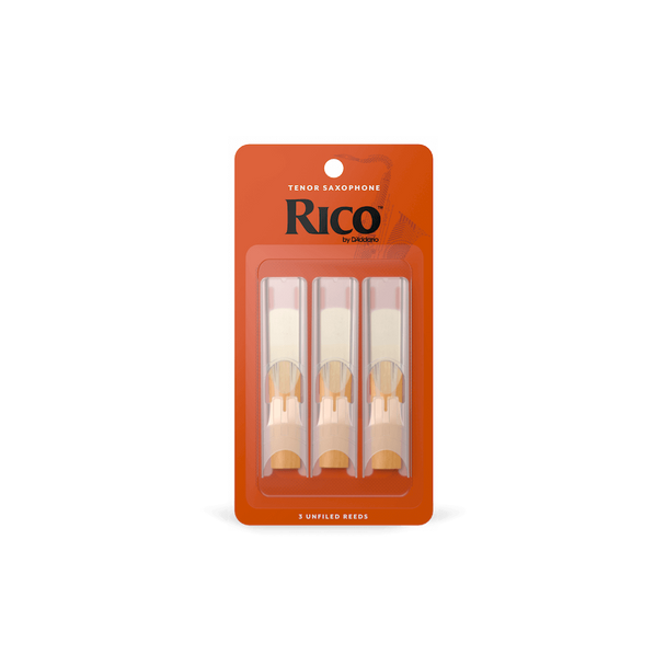 Rico by D'Addario - RKA0325 - Tenor Saxophone Reeds - 2.5 Strength - Pack of 3