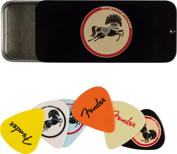 Fender - George Harrison Dark Horse Pick Tin - Medium - Set of 6